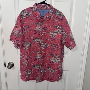 J. Crew Pink Hawaiian Shirt